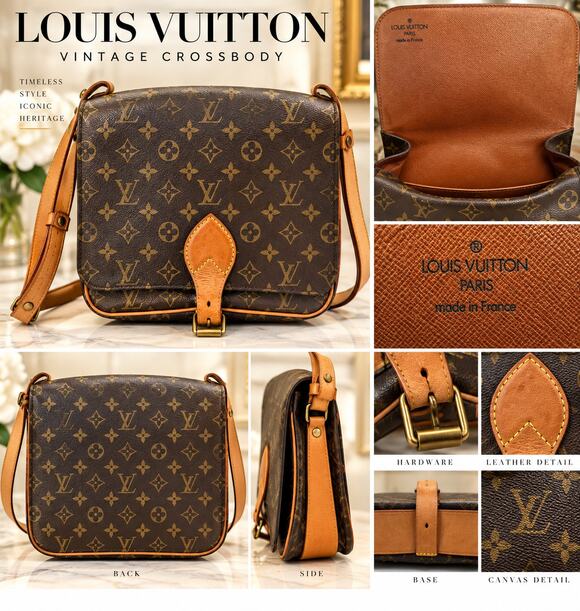 Louis Vuitton Handbags - Louis Vuitton Vintage Monogram Cartouchiere crossbody bag*1980's NICE condition